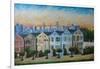 Victorian Houses - Seven Sisters San Francisco-Markus Bleichner-Framed Art Print