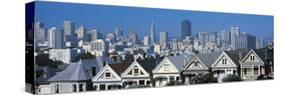 Victorian Houses Steiner Street, San Francisco, CA, USA-null-Stretched Canvas