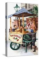 Victorian Ice-Cream Seller-Peter Jackson-Stretched Canvas