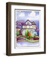 Victorian Inn on the River-Sandra Willard-Framed Giclee Print