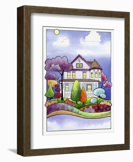 Victorian Inn on the River-Sandra Willard-Framed Giclee Print