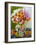 Victorian Jug with Mixed Flowers,Pears and Cherries, 2010-Joan Thewsey-Framed Giclee Print