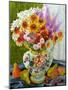 Victorian Jug with Mixed Flowers,Pears and Cherries, 2010-Joan Thewsey-Mounted Giclee Print