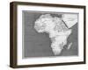 Victorian Map of Africa-null-Framed Giclee Print