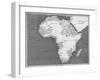 Victorian Map of Africa-null-Framed Giclee Print