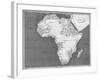 Victorian Map of Africa-null-Framed Giclee Print