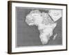 Victorian Map of Africa-null-Framed Giclee Print