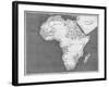 Victorian Map of Africa-null-Framed Giclee Print