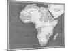 Victorian Map of Africa-null-Mounted Giclee Print