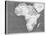 Victorian Map of Africa-null-Stretched Canvas