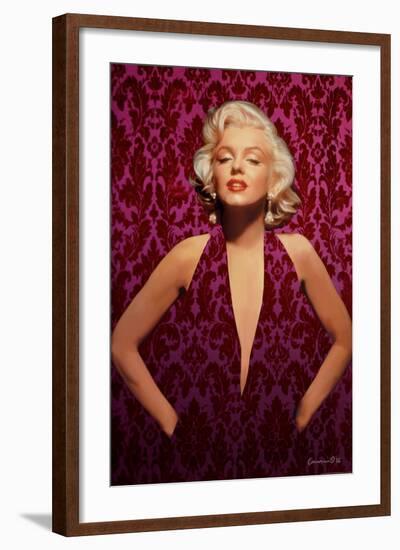 Victorian Marilyn-Chris Consani-Framed Art Print