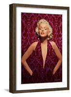 Victorian Marilyn-Chris Consani-Framed Art Print