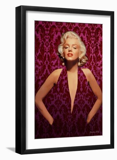 Victorian Marilyn-Chris Consani-Framed Art Print