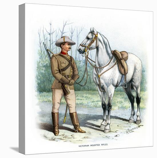 Victorian Mounted Rifles, C1890-H Bunnett-Stretched Canvas