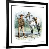 Victorian Mounted Rifles, C1890-H Bunnett-Framed Giclee Print