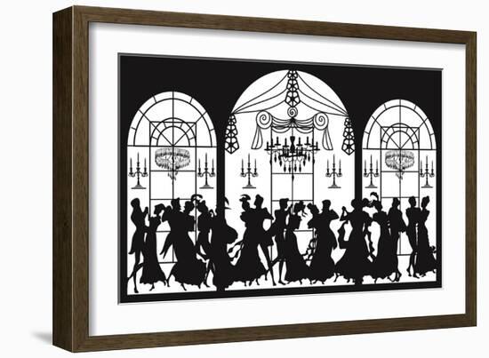 Victorian Party-Milovelen-Framed Art Print