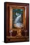 Victorian Peacock With Antiques Photo Print Poster-null-Framed Stretched Canvas