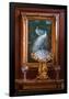 Victorian Peacock With Antiques Photo Print Poster-null-Framed Poster