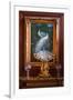 Victorian Peacock With Antiques-null-Framed Photo
