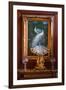 Victorian Peacock With Antiques-null-Framed Photo