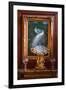 Victorian Peacock With Antiques-null-Framed Photo