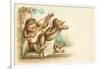 Victorian Postcard of Monkey Musicians-null-Framed Giclee Print