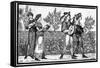 Victorian Reconstruction of Medieval Music Making-null-Framed Stretched Canvas