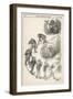 Victorian Representation of the Ascent of Man from Ape-null-Framed Art Print