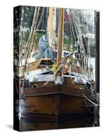 Victorian Sailboat-John Gusky-Stretched Canvas