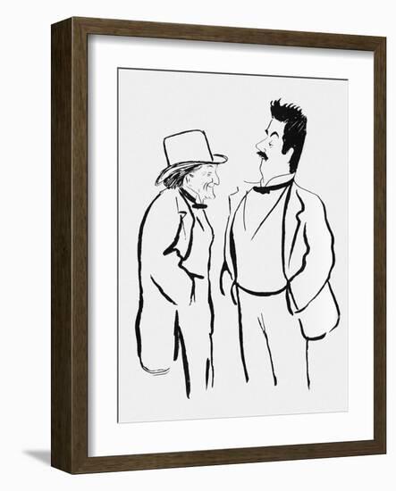 Victorian Sardou and Giacomo Puccini-Sem-Framed Giclee Print