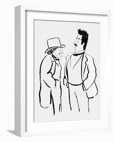 Victorian Sardou and Giacomo Puccini-Sem-Framed Giclee Print