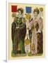 Victorian Scrap: Queen Mary I, Queen Elizabeth I-English School-Framed Giclee Print