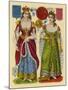 Victorian Scrap: Queen Mary, Queen Anne-English School-Mounted Giclee Print