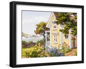 Victorian Seaside Haven-Erin Dertner-Framed Art Print