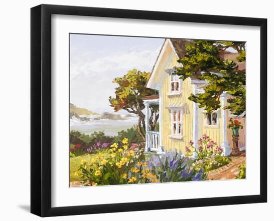 Victorian Seaside Haven-Erin Dertner-Framed Art Print