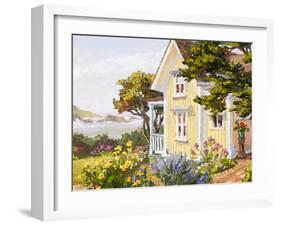 Victorian Seaside Haven-Erin Dertner-Framed Art Print