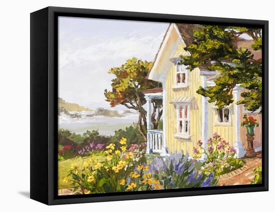 Victorian Seaside Haven-Erin Dertner-Framed Stretched Canvas