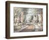 Victorian Seaside-unknown Bkorkland-Framed Art Print