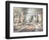 Victorian Seaside-unknown Bkorkland-Framed Art Print