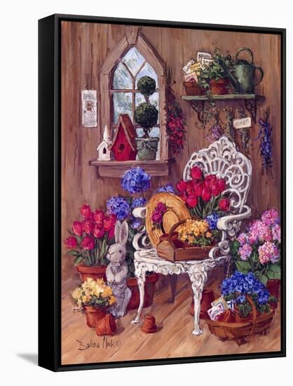 Victorian Shed-Barbara Mock-Framed Stretched Canvas