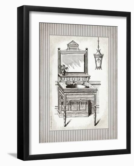 Victorian Sink Stripes I-Gwendolyn Babbitt-Framed Art Print