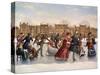 Victorian Skaters-Dan Craig-Stretched Canvas