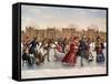 Victorian Skaters-Dan Craig-Framed Stretched Canvas