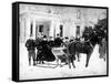 Victorian Sleigh Ride, C.1870-99-null-Framed Stretched Canvas