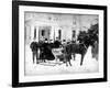 Victorian Sleigh Ride, C.1870-99-null-Framed Photographic Print