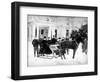 Victorian Sleigh Ride, C.1870-99-null-Framed Photographic Print