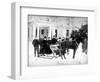 Victorian Sleigh Ride, C.1870-99-null-Framed Photographic Print