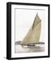 Victorian sloop on Sydney Harbour-null-Framed Art Print