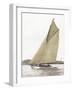 Victorian sloop on Sydney Harbour-null-Framed Art Print