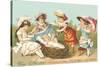 Victorian Soap, Baby in Basket-null-Stretched Canvas